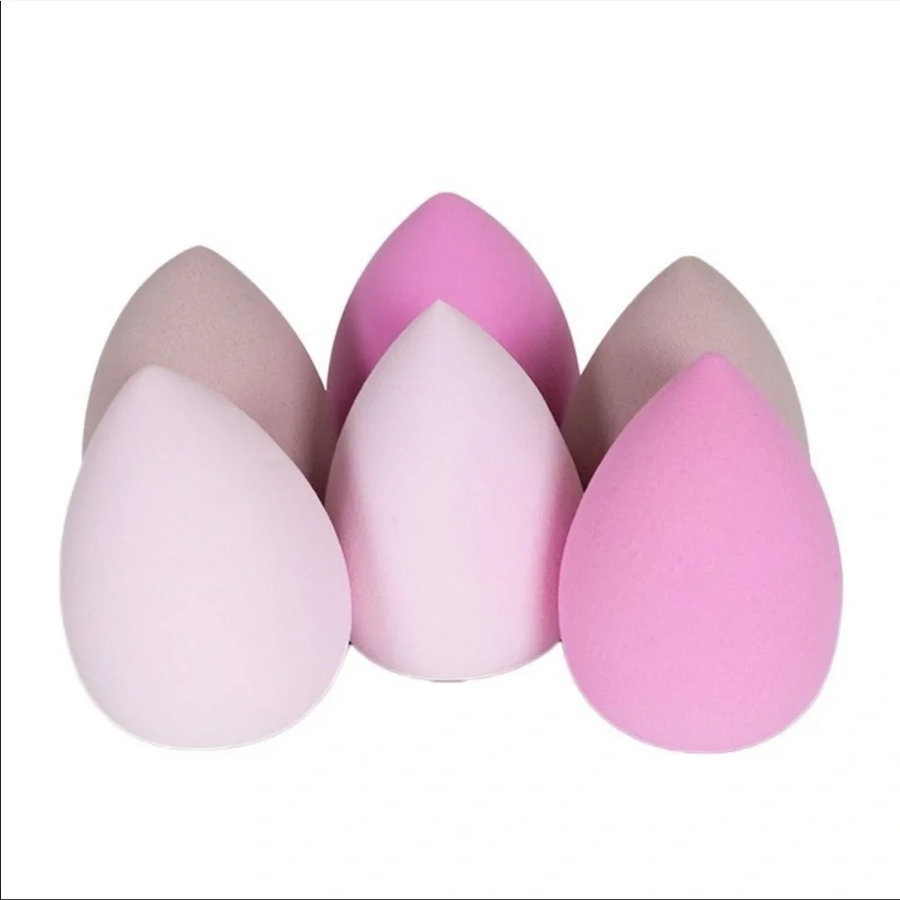 🍍 Kensie Beauty Multi Assorted 6 Piece Blending Sponge Set With Pineapple Stand
